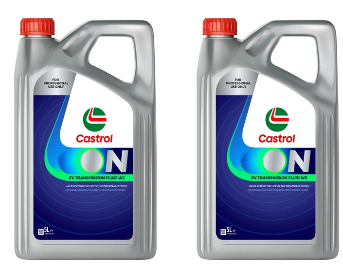 Nuovi fluidi per trasmissione Castrol ON per motori elettrici Castrol ON W5 e W2