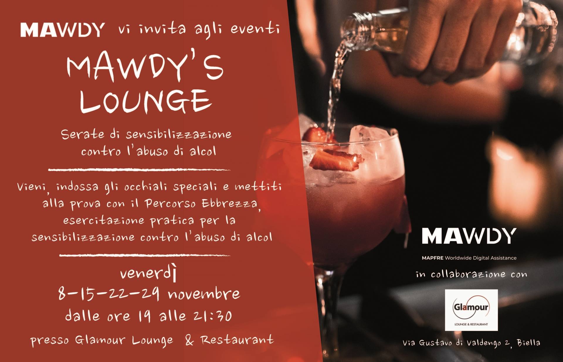 MAWDY sicurezza stradale - invito evento